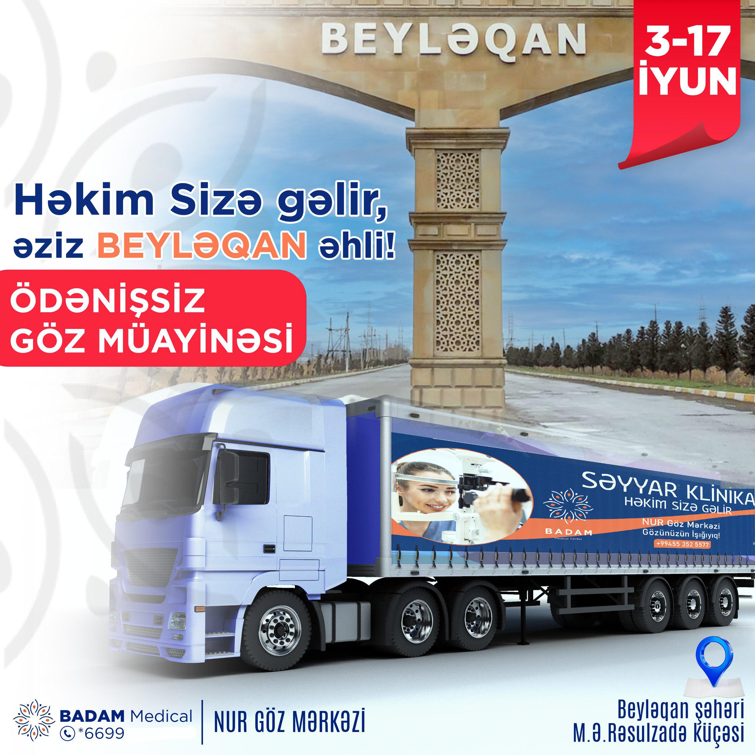 Pulsuz göz müayinələri Beyləqanda - 