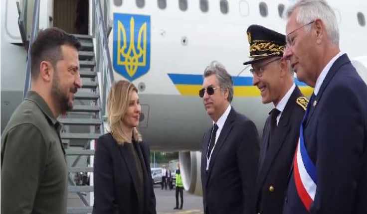 Zelenski Fransaya gedib