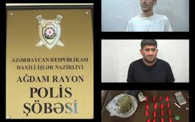 Ağdamda narkokuryer saxlanılıb