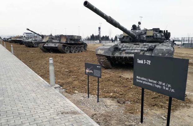 Xocalıda aşkar olunan raket tuşlama stansiyası “Hərbi Qənimətlər Parkı”nda - FOTO