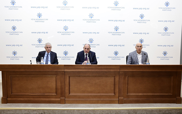 YAP Milli Məclisin buraxılması təşəbbüsünü irəli sürdü - Fotolar