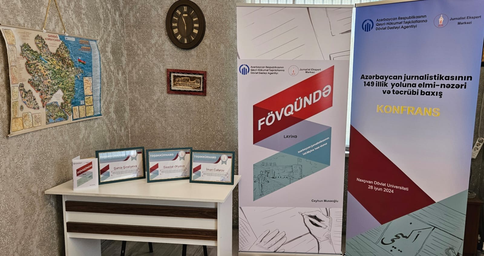 QHT Agentliyinin dəstəyi ilə Naxçıvanda jurnalistika konfransı keçiriləcək – JEM-in layihəsi - Foto + Video