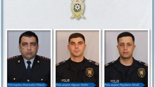 Polis şərəfinin ucalığında - Yenə qəhrəmamlıq nümunəsi göstərdiz