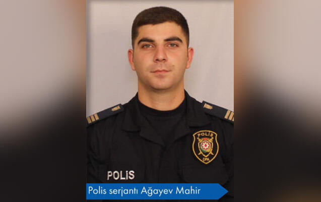 Qətlə yetirilən polis serjantı Mahirin nişanından GÖRÜNTÜLƏR - FOTO