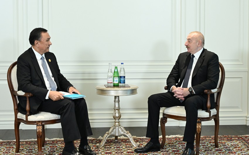Prezident İlham Əliyev Şuşada Türk Dövlətləri Təşkilatının Baş katibini qəbul edib