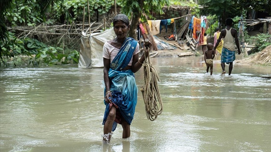 Hindistanda daşqınlarda ölənlərin sayı 78-ə yüksəlib