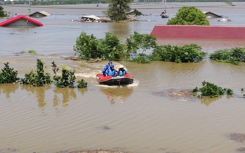 Çin daşqınların nəticələrinin aradan qaldırılması üçün 120 milyon dollar ayırıb