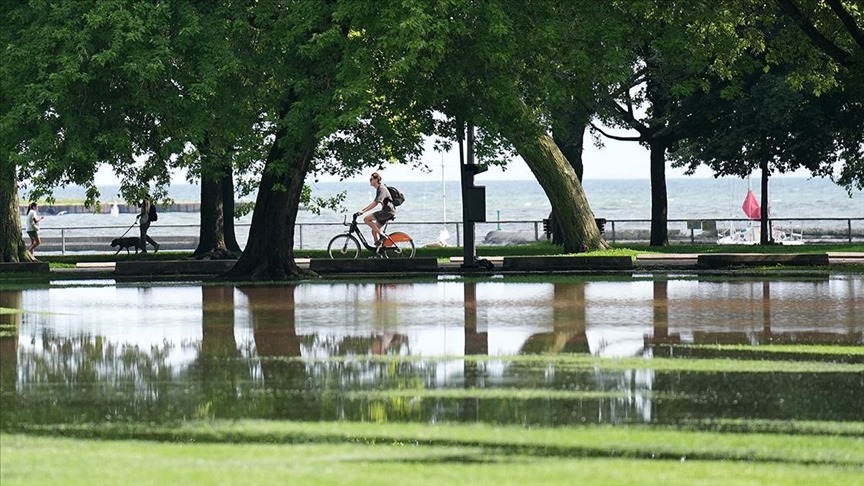 Kanadanın Toronto şəhərində güclü yağışlar daşqınlara səbəb olub