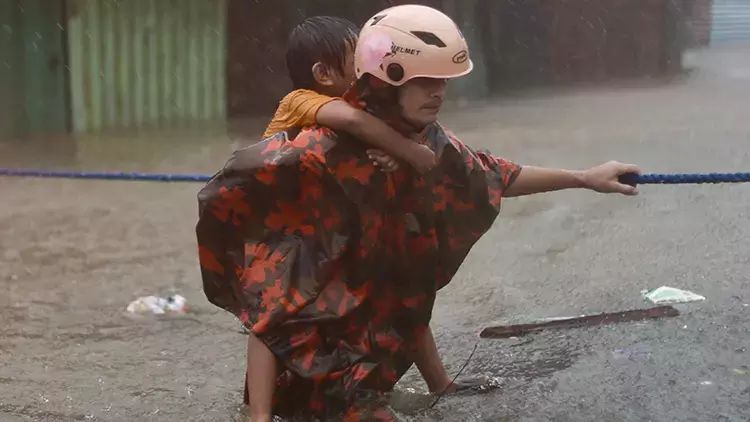 Filippində qasırğa baş verib