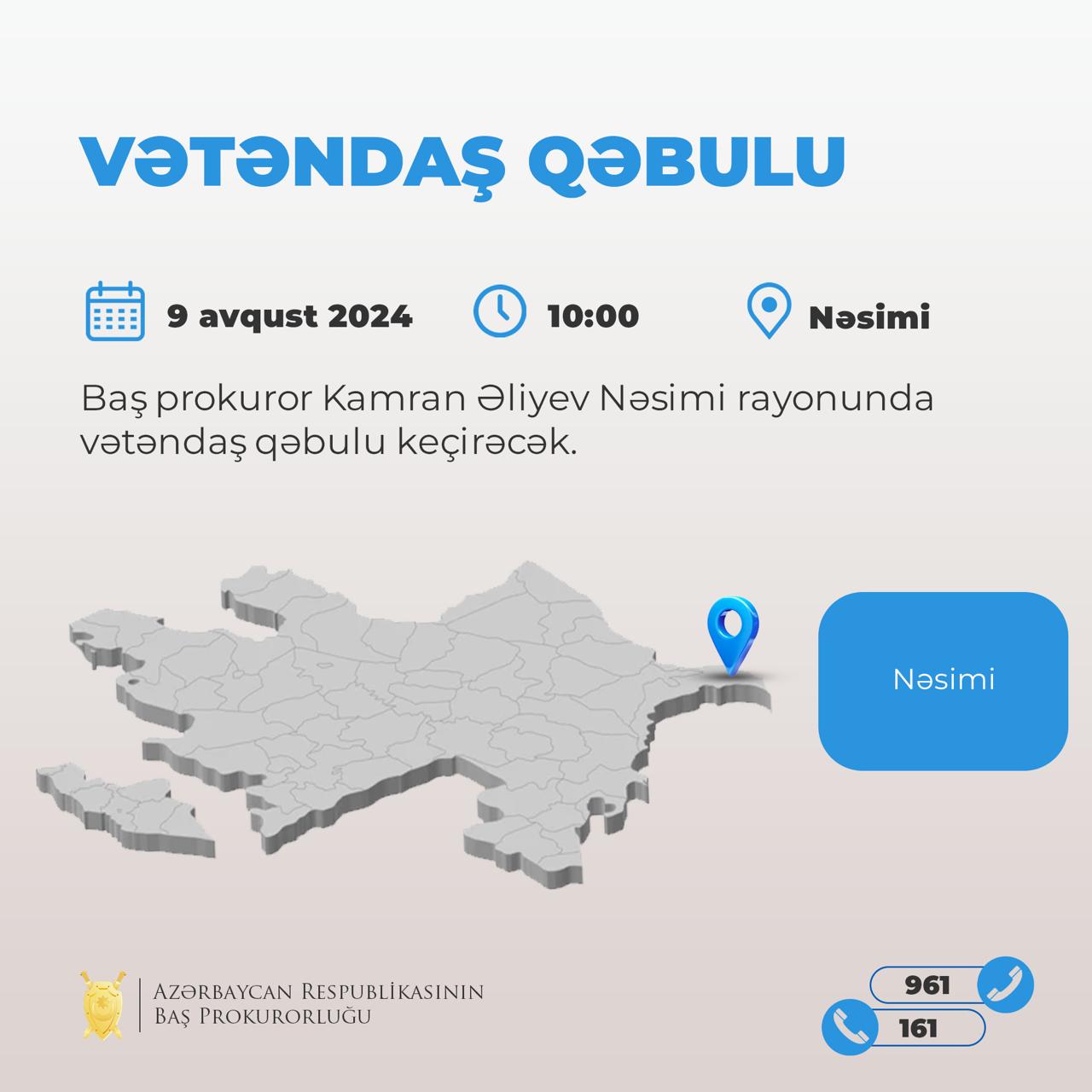 Baş Prokurorluğun Mətbuat xidmətinin məlumatı