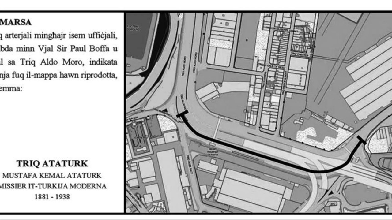 Maltada bir küçəyə Atatürkün adı veriləcək