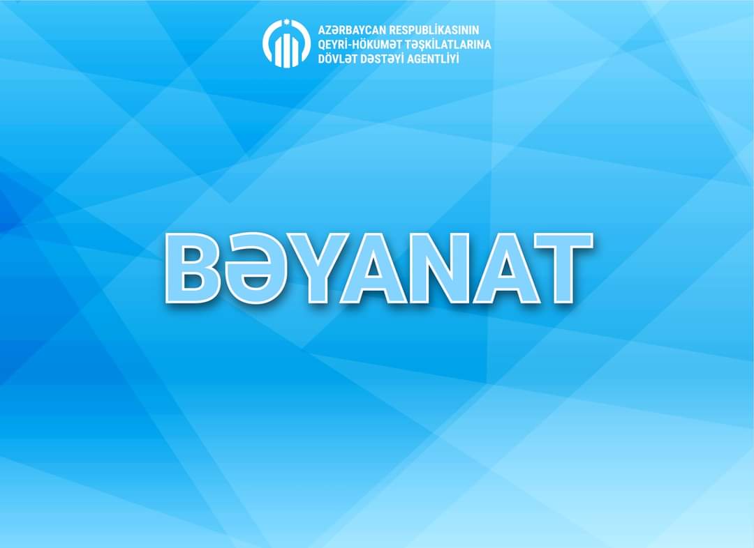 QHT-lərə Dövlət Dəstəyi Agentliyinin bəyanat yaydı