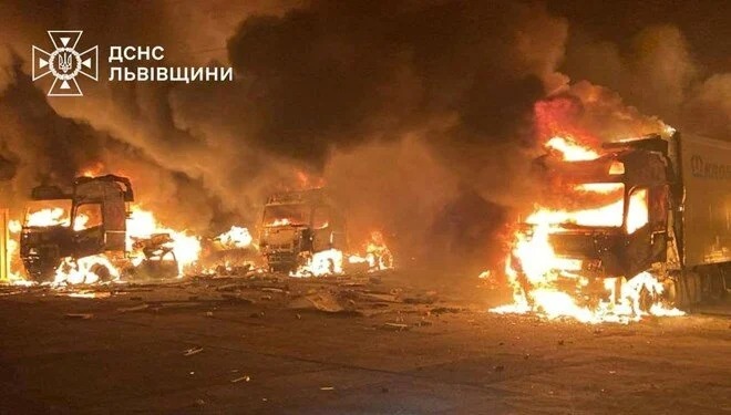 Rusiya Ukraynaya intensiv hücum etdi: Beş nəfər xəsarət aldı, evlərə və avtomobillərə ziyan dəydi