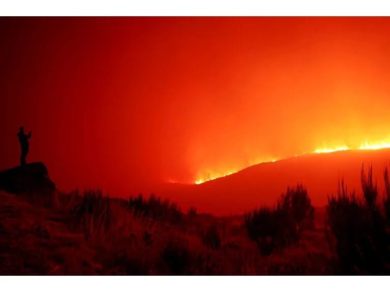 Milli matəm elan edildi: Portuqaliya tarixinin ən böyük meşə yanğınları ilə mübarizə aparır