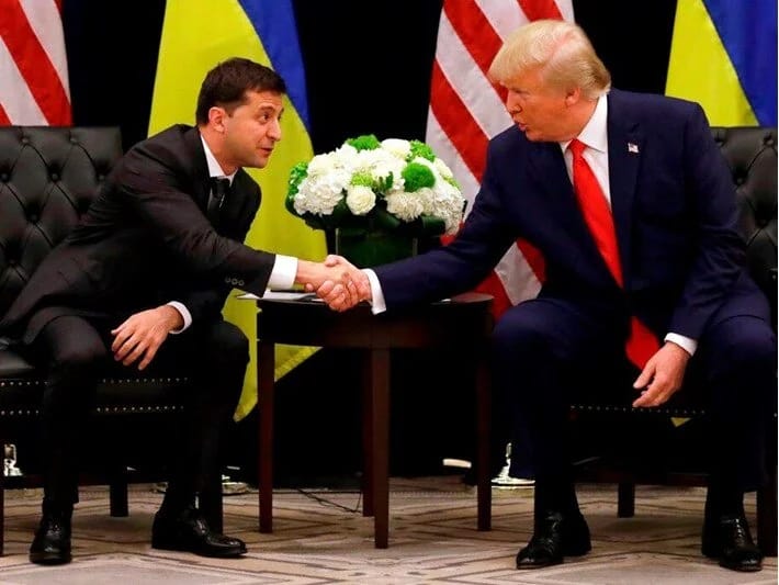 Tramp bu gün Zelenski ilə görüşəcək