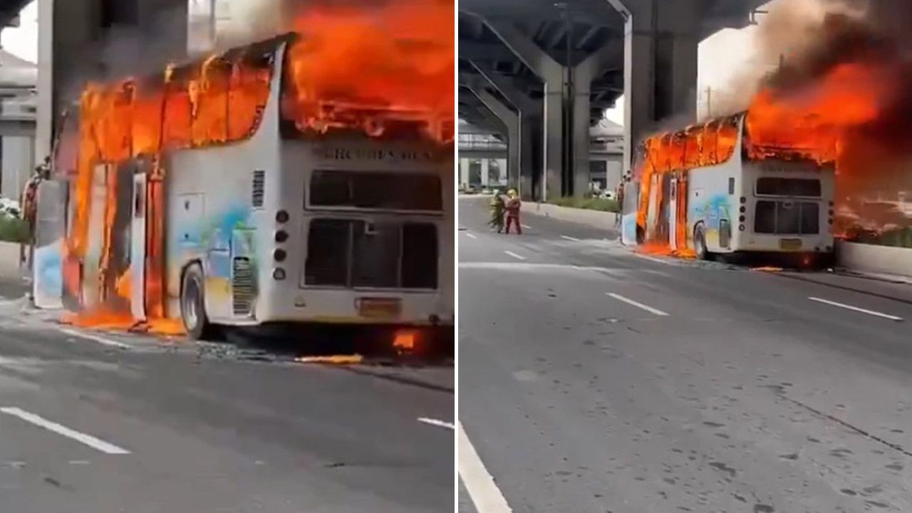 Taylandda məktəb avtobusu yandı - 22 uşaq və 3 müəllim öldü