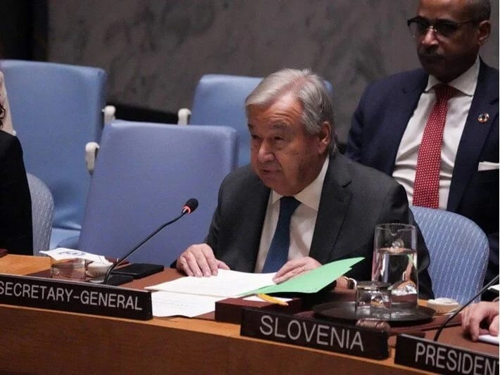 İsrail Birləşmiş Millətlər Təşkilatının baş katibi Quterreşi “istənilməyən adam” elan edib