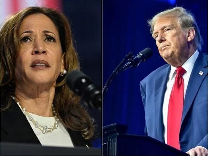 Tramp 7 kritik ştatda Harrisi qabaqlayır