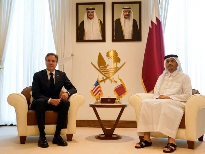 Blinken 11-ci Yaxın Şərq turu üçün Qətərdədir: Atəşkəs danışıqları yenidən başlayacaq