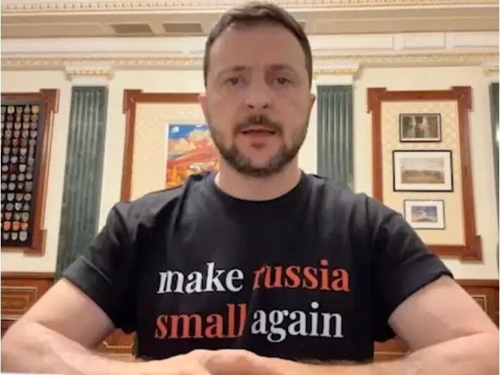 Zelenskinin Kremli qəzəbləndirən köynəyi: 