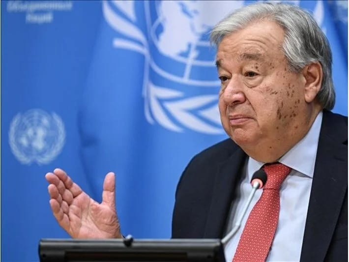 Quterreş İsrailin UNRWA-nın fəaliyyətini qadağan etməsinə reaksiya verib