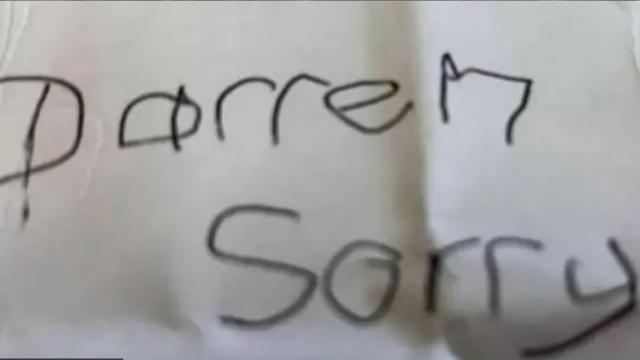 Oğurladığı üzüyü “üzr” yazısı ilə geri qaytarıb