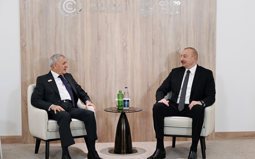 İlham Əliyev İraq Prezidenti ilə görüşüb - YENİLƏNİB