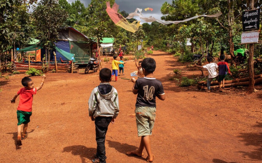 Myanmada bu il ən azı 650 uşaq münaqişənin qurbanı olub