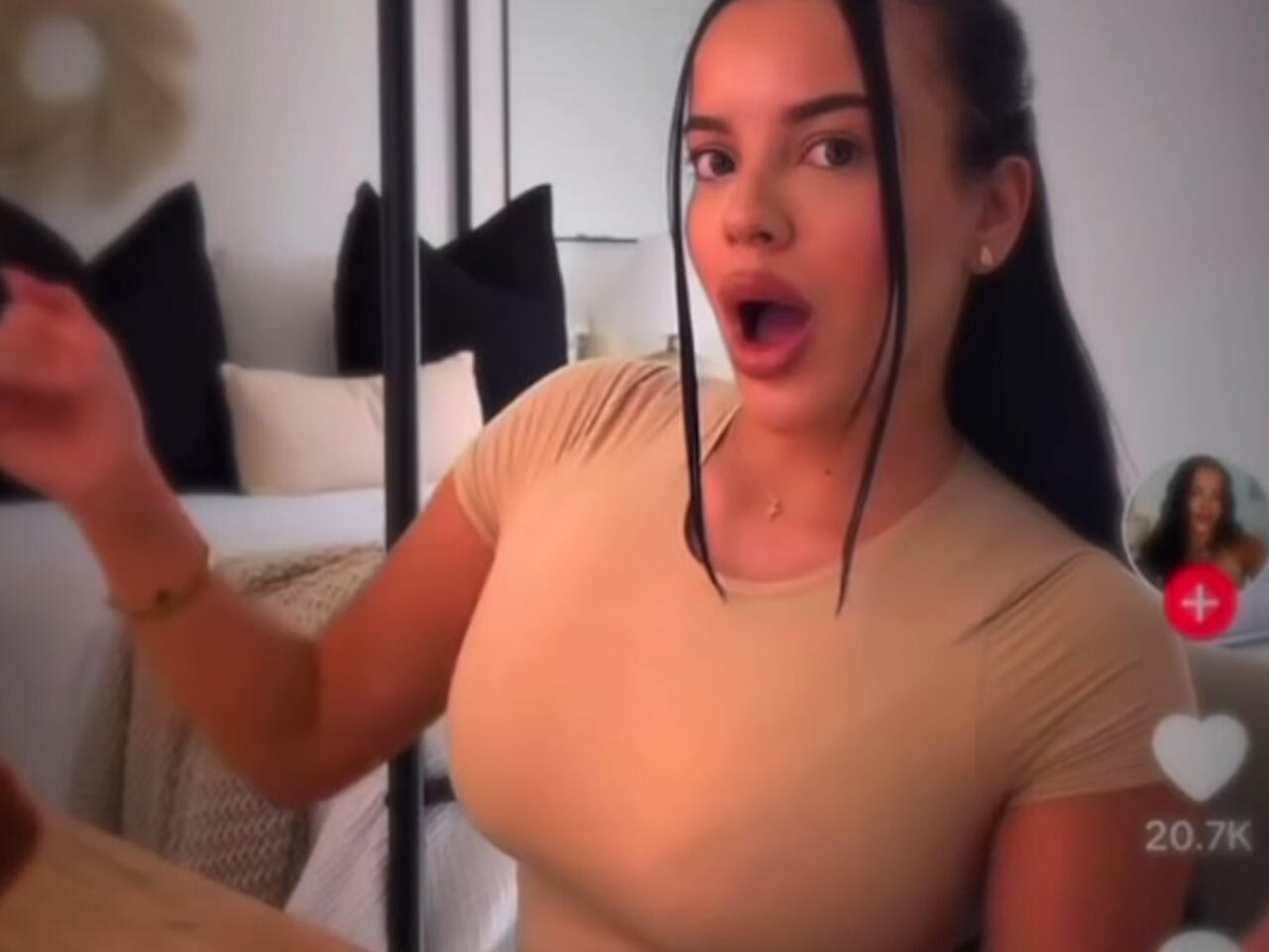 Oğurladığı paltarla Tiktokda canlı yayıma çıxdı, həbs olundu - FOTO