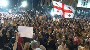 DİN: Tbilisidə etiraz aksiyaları zamanı 107 nəfər saxlanıldı