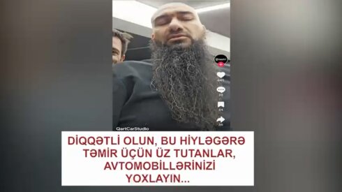 Avtomaşın ustası, yoxsa cadugər və dələduz?.. FOTO/VİDEO