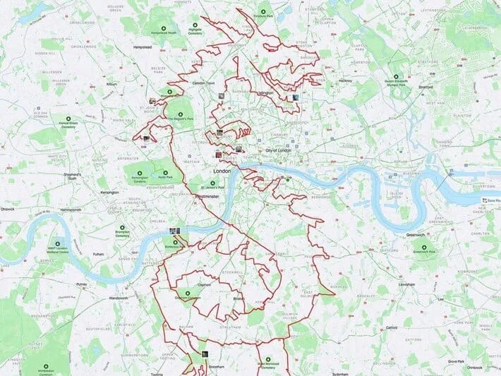 İdmanı sənətə çevirdilər: Qaçaraq xəritədə əsər yaratdı! 