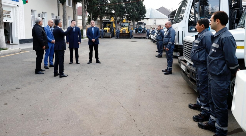 Gəncədə ADSEA-nın xüsusi texnikalarına baxış keçirildi - FOTO/VİDEO