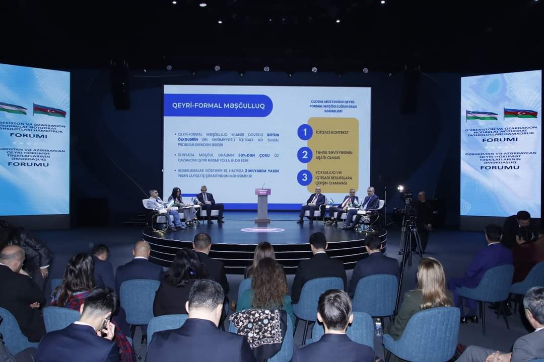 Özbəkistan-Azərbaycan QHT-lərinin Əməkdaşlıq Forumu sessiyalarla davam edib