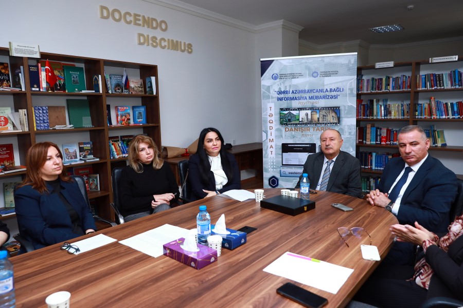 ADU-da “Qərbi Azərbaycan: soyqırıma məruz qalan tarixi-mədəni irsimiz” mövzusunda tədbir keçirilib - FOTOLAR