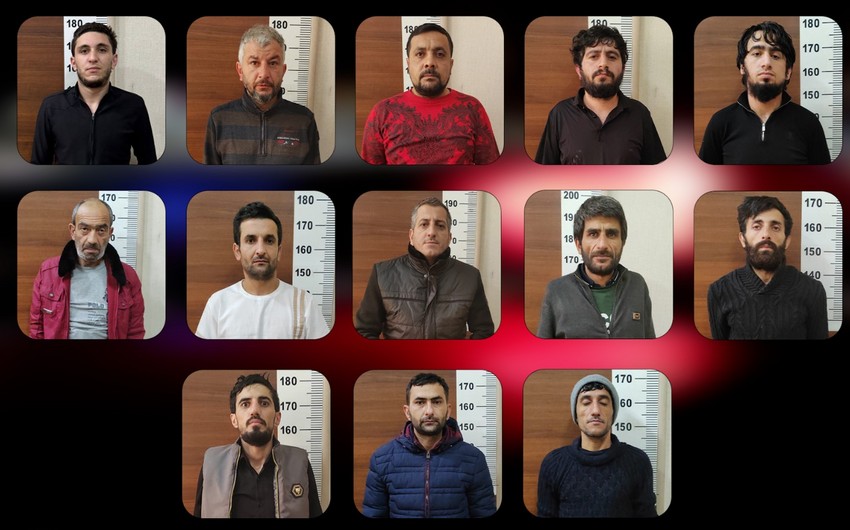 Bakıda narkokuryerliklə məşğul olmaqda şübhəli bilinən 6 nəfər saxlanılıb