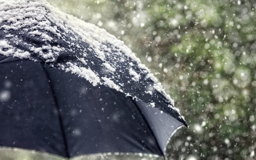 Şənbə günü Bakıya sulu qar yağacaq - PROQNOZ