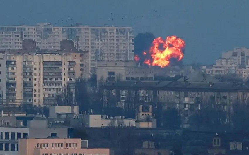 Kiyevə raket hücumu - ölən və yaralananlar var