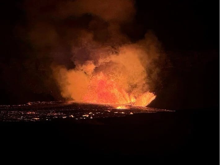 Havay adasındakı Kilauea vulkanında püskürmə