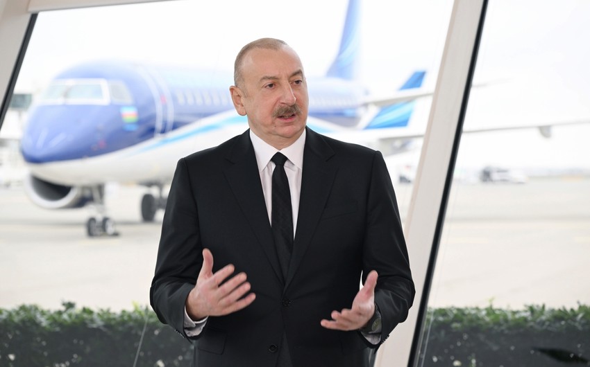 İlham Əliyev təyyarə qəzası barədə: İlk üç gün ərzində Rusiyadan cəfəng versiyalardan başqa heç nə eşitməmişik