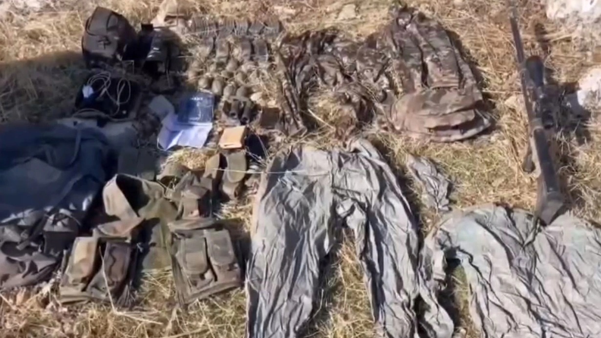 Türkiyədə terrorçulara aid çoxlu sayda silah və sursat ələ keçirildi