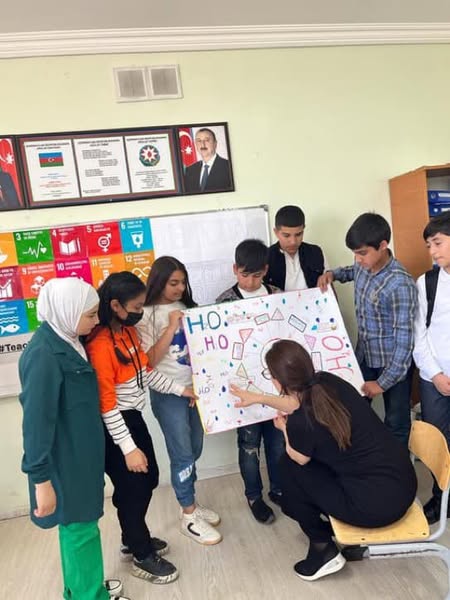 Məktəblilər “Su və Sanitariya” mövzusunda beynəlxalq təhsil proqramı üzrə posterlər hazırladılar