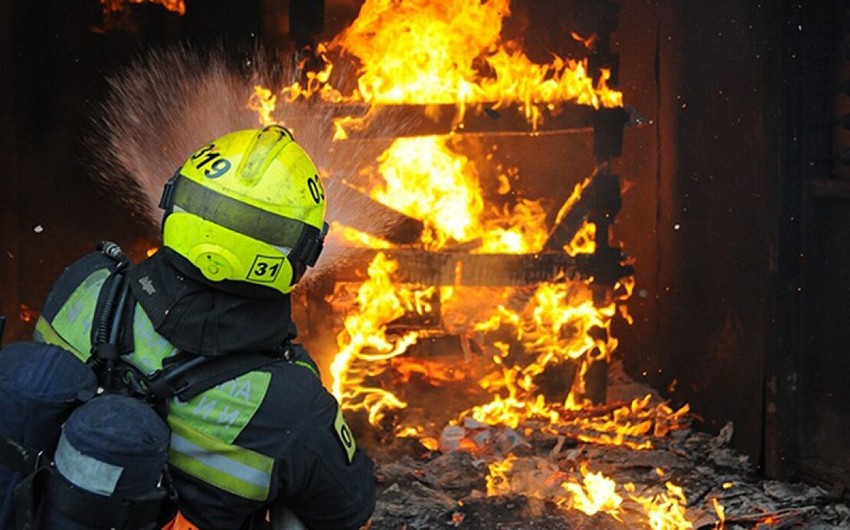Tovuzda evdə yanğın olub, 71 yaşlı kişi yanaraq ölüb