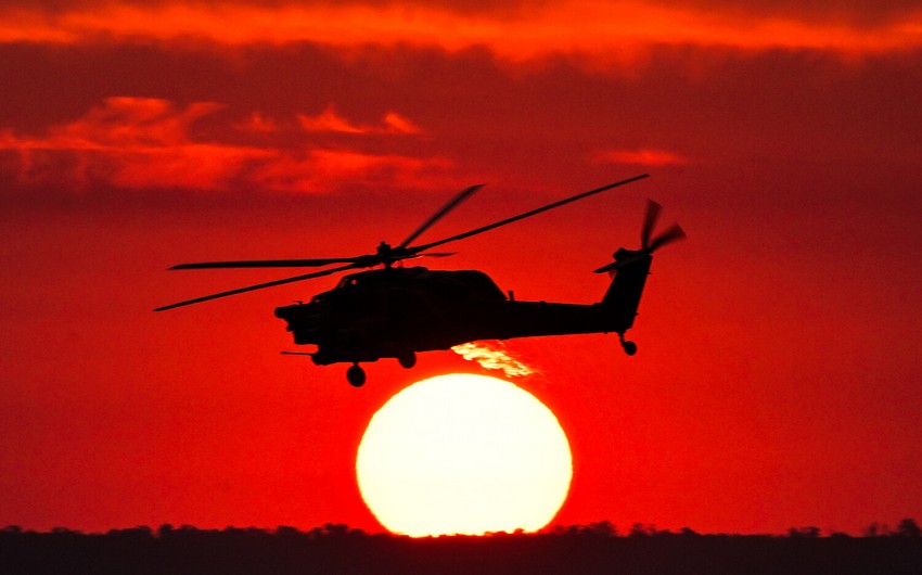 Rusiyanın hərbi helikopteri qəzaya uğrayıb, ekipaj üzvləri ölüb
