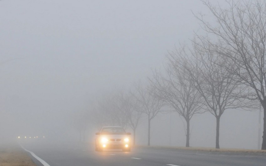 Bəzi ərazilərdə dumana görünüş məhdudlaşıb - FAKTİKİ HAVA