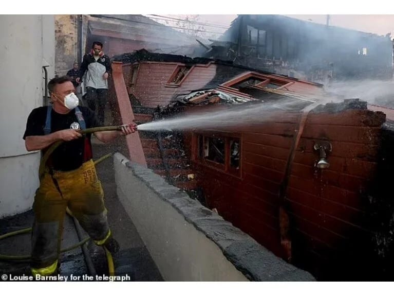 Neyrocərrah bütöv bir küçəni yanğından xilas etdi