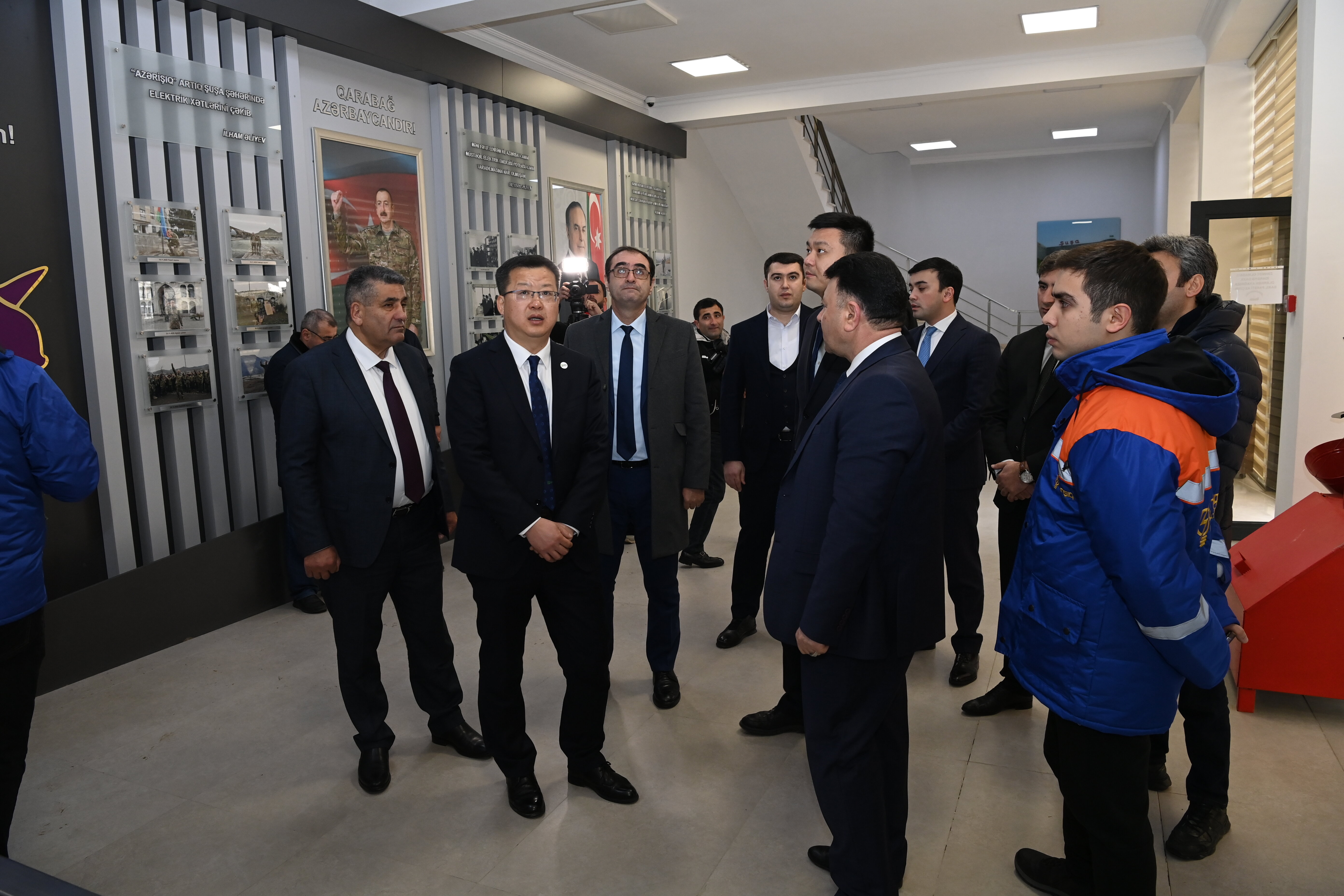 Çin şirkətinin nümayəndləri “Azərişığ”ın Qarabağda gördüyü işlərlə tanış oldu - Fotolar