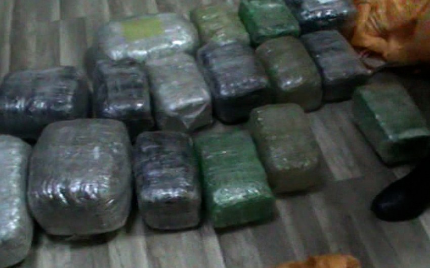 Azərbaycana qeyri-leqal yollarla gətirilən 36 kq narkotik vasitə aşkarlanıb