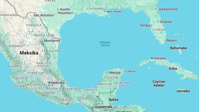 Google Maps Meksika körfəzinin adını Amerika körfəzi olaraq dəyişəcək