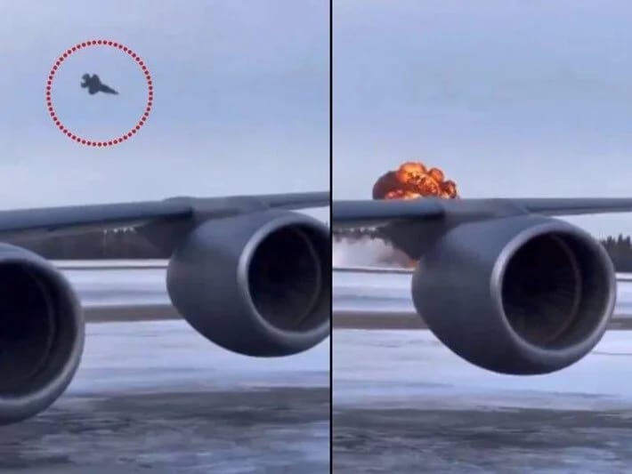 Amerikanın F-35 təyyarəsi qəzaya uğradı, pilot təyyarədən atıldı